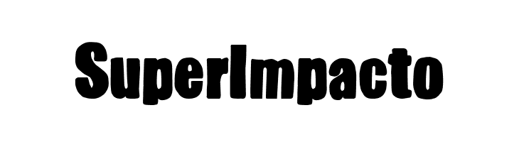 Super Impacto  नि: शुल्क फ़ॉन्ट्स डाउनलोड