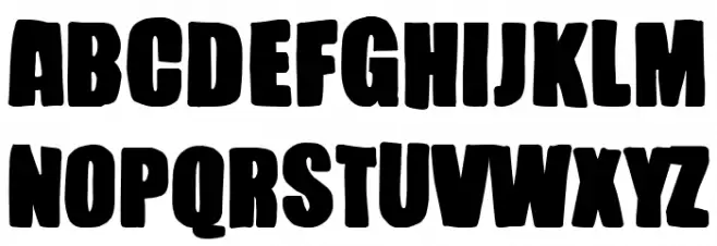 Super Impacto Schriftart Groß