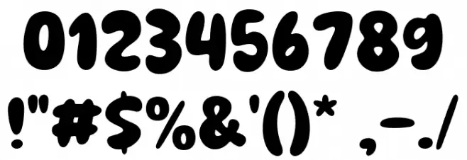 Super Jellyfish Font OTHER CHARS