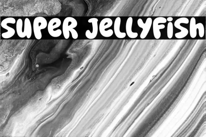 Super Jellyfish Font examples