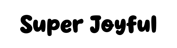 Super Joyful Font