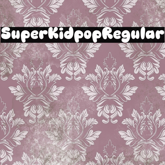 Super Kidpop Regular Example 3