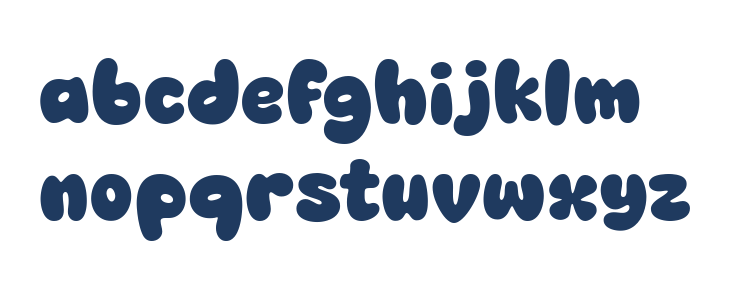 Super Kidpop Regular Lowercase