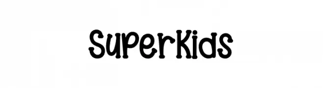 Super Kids  Frei Schriftart Herunterladen