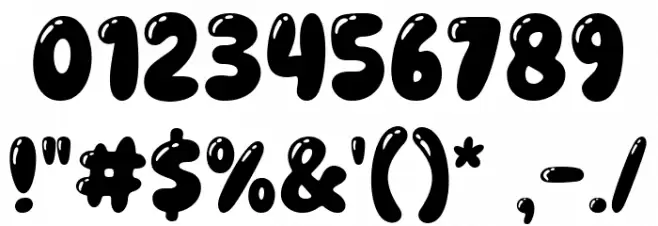 Super Kindly Font OTHER CHARS