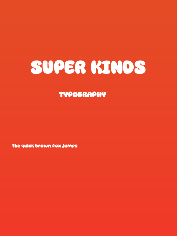 Super Kinds Poster