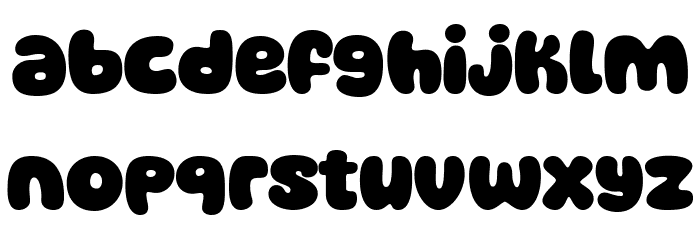 Super Kinds Font LOWERCASE