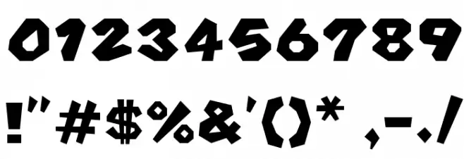 Super Koopa 64 Regular Font OTHER CHARS