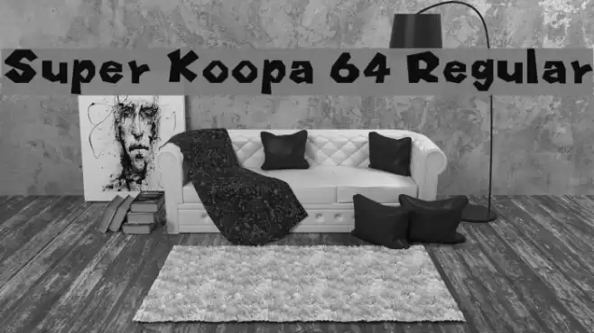 Super Koopa 64 Regular Font examples