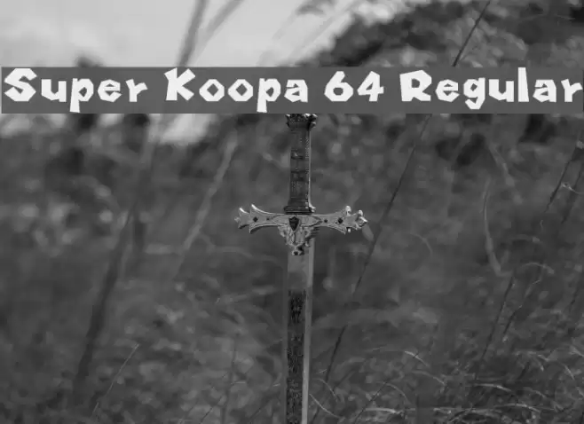 Super Koopa 64 Regular Font examples