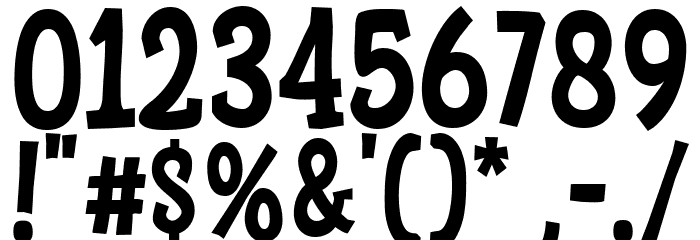 Super Larky Font OTHER CHARS