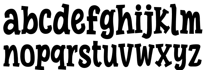 Super Larky Font LOWERCASE