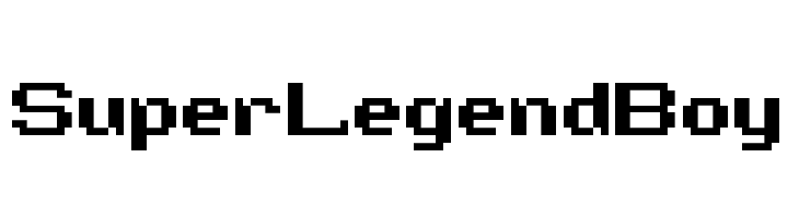 Super Legend Boy  フリーフォントのダウンロード