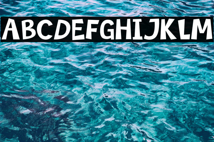 Super Liam Sans Extreme Regular フォント examples