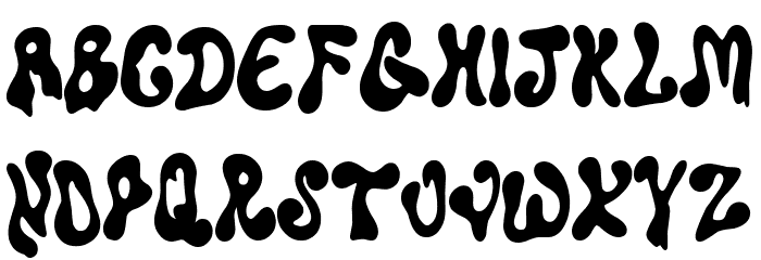 Super Liquida Font UPPERCASE