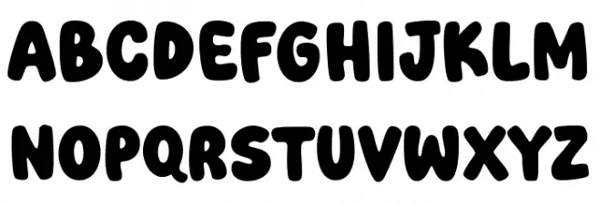 Super Lobster Schriftart Groß