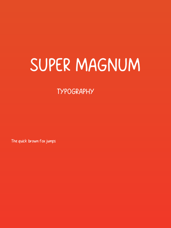 Super Magnum Poster
