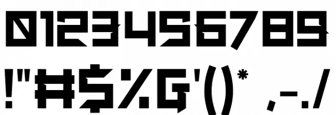 Super Maizen Regular Font OTHER CHARS