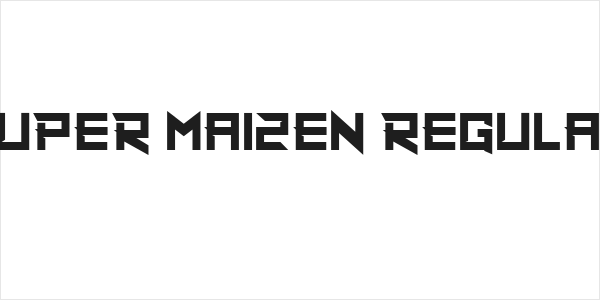 Super Maizen Regular Logo