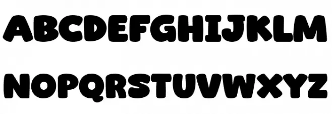 Super Malibu Schriftart Groß