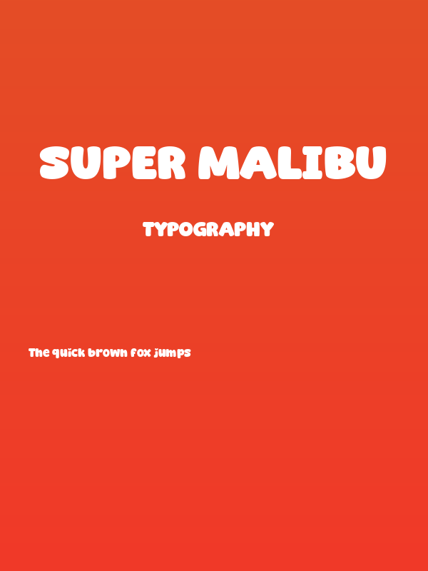 Super Malibu Poster
