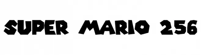 Super Mario 256  baixar fontes gratis