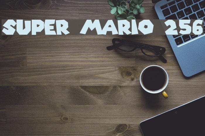 Super Mario 256 Font examples