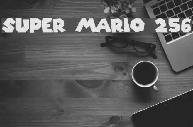 Super Mario 256 Font examples
