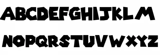 Super Mario 256 Font LOWERCASE