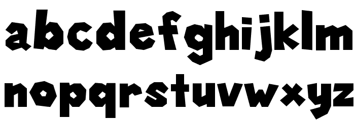 Super Mario 286 Font LOWERCASE
