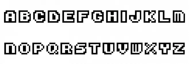 Super Mario Bros. 3 Regular Fonte MAIÚSCULAS