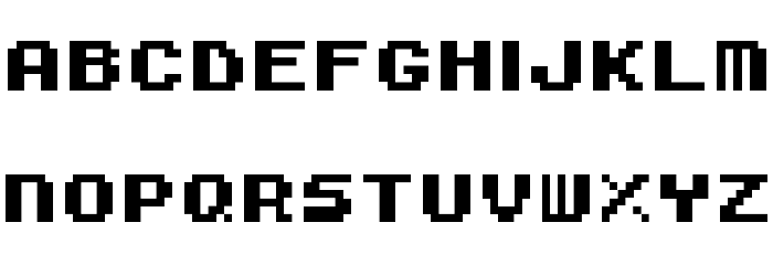 Super Mario Bros. 3 Regular Font LOWERCASE