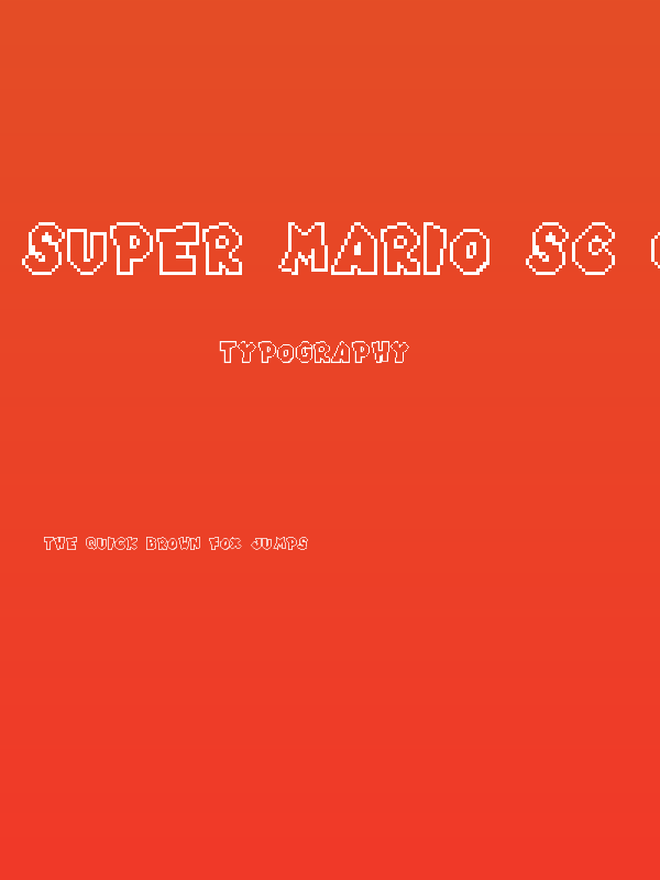 Super Mario SC gba Regular Poster