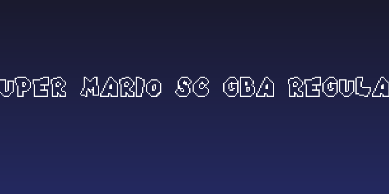 Super Mario SC gba Regular Social Header