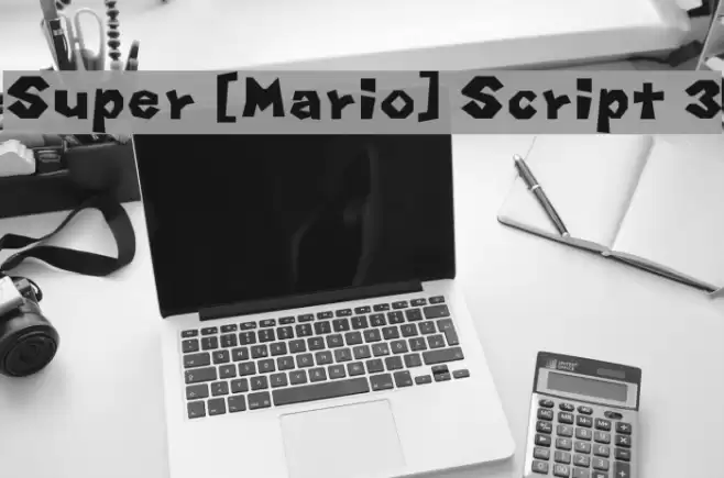 Super [Mario] Script 3 Font examples