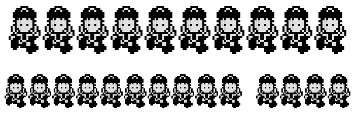 Super Mario World - Mario Font OTHER CHARS