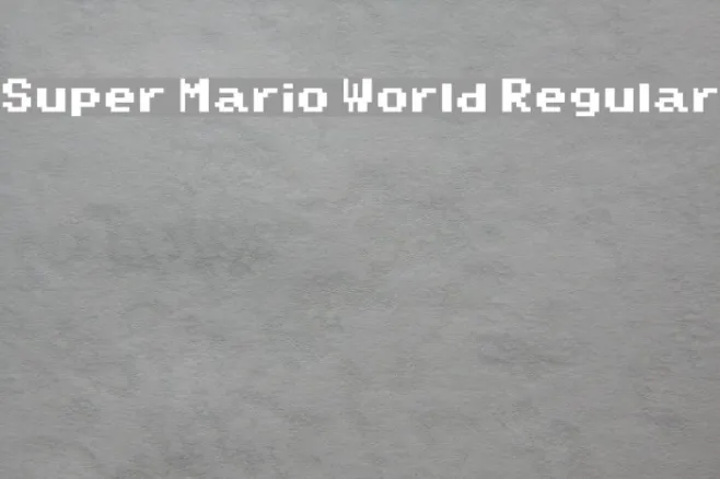 Super Mario World Regular Example 1