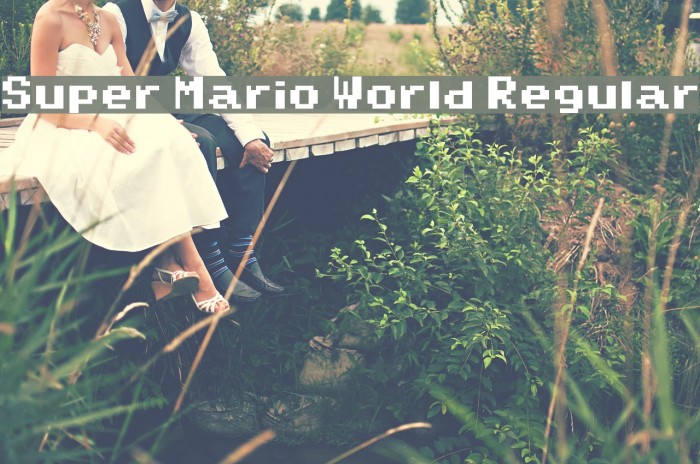 Super Mario World Regular Font examples