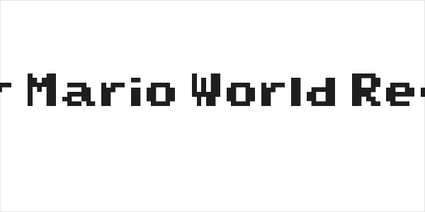 Super Mario World Regular Logo