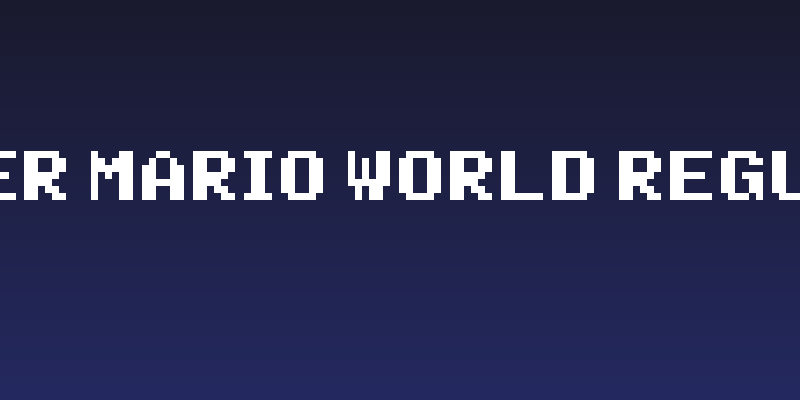 Super Mario World Regular Social Header