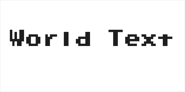Super Mario World Text Box Regular Logo