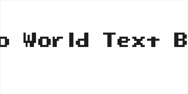 Super Mario World Text Box Regular Logo