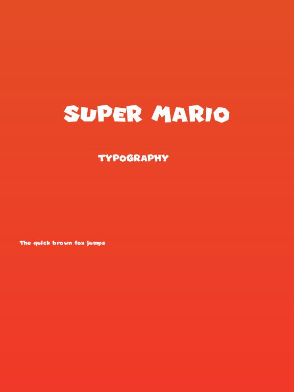 Super Mario Poster