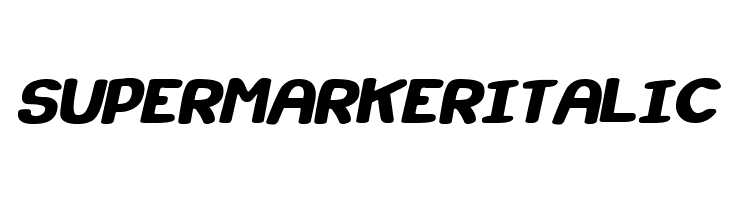 Super Marker Italic  لخطوط تنزيل