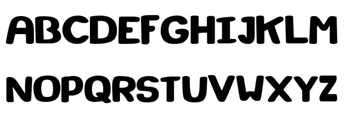 Super Marker Font LOWERCASE