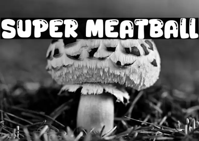 Super Meatball Font examples