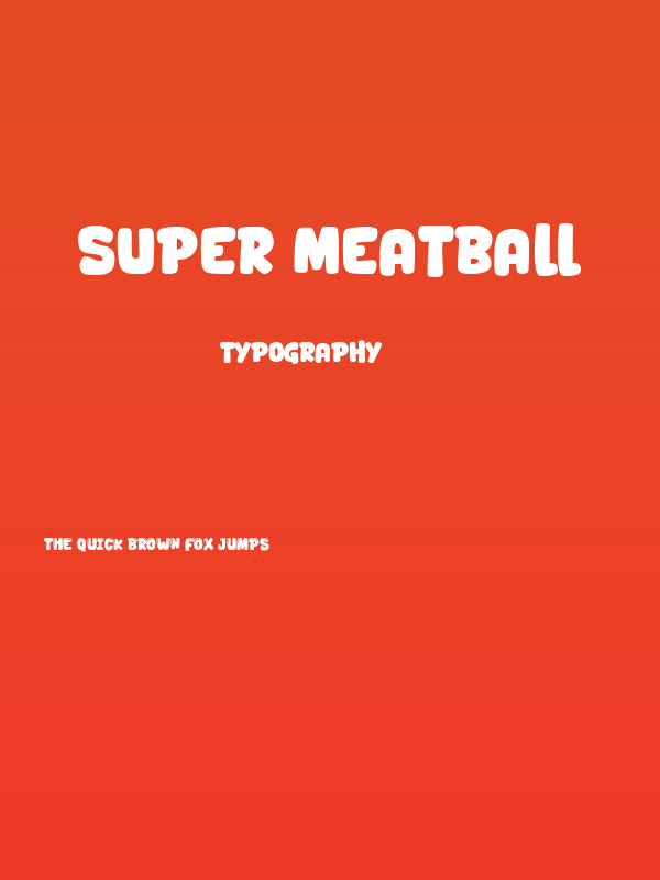 Super Meatball Poster