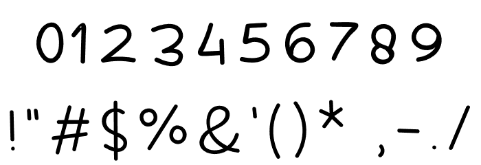 Super Melon Hunter Font OTHER CHARS