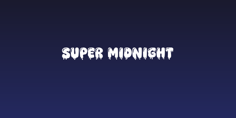 Super Midnight Social Header