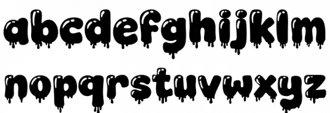 Super Midnight Fonte MINÚSCULAS